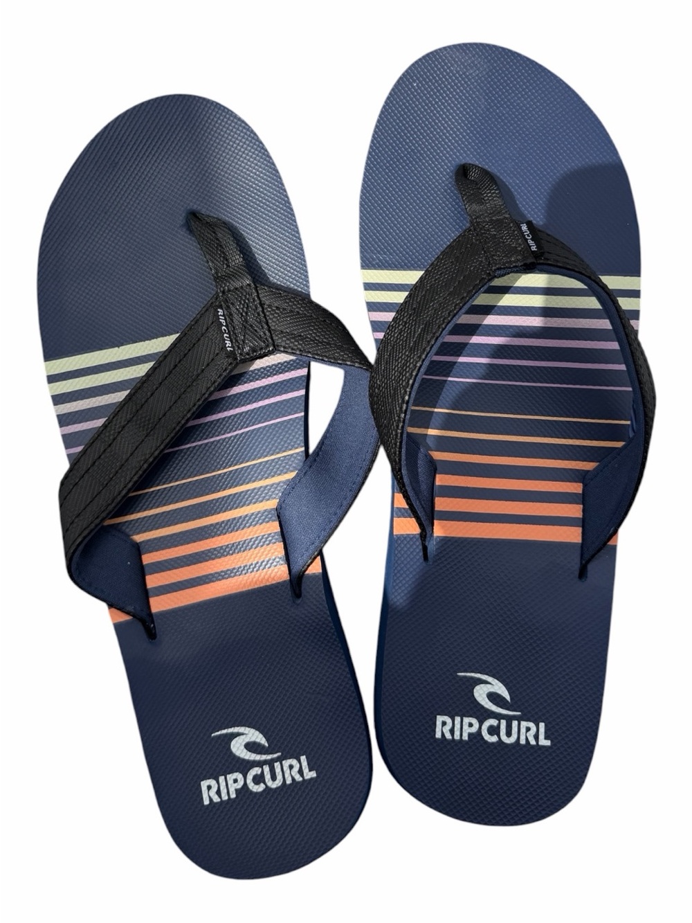 Rip Curl Navy Blue Flip Flops Mens 10.5-11